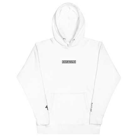 4our1ne6ix® Wordmark Pullover Hooded Sweatshirt - Black