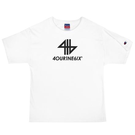 4our1ne6ix® x Champion® Logo T-Shirt - Black