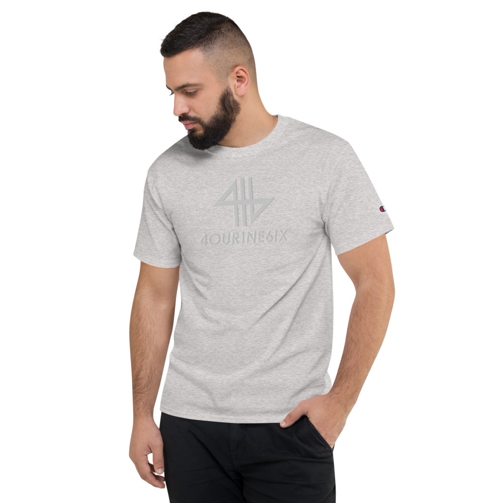 4our1ne6ix® x Champion® Logo T-Shirt - White 4our1ne6ix® x Champion® Logo T-Shirt - White