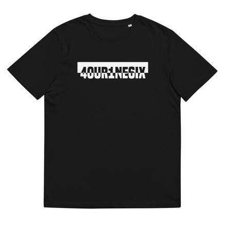 4our1ne6ix® &quot;Division&quot; Print T-Shirt - White