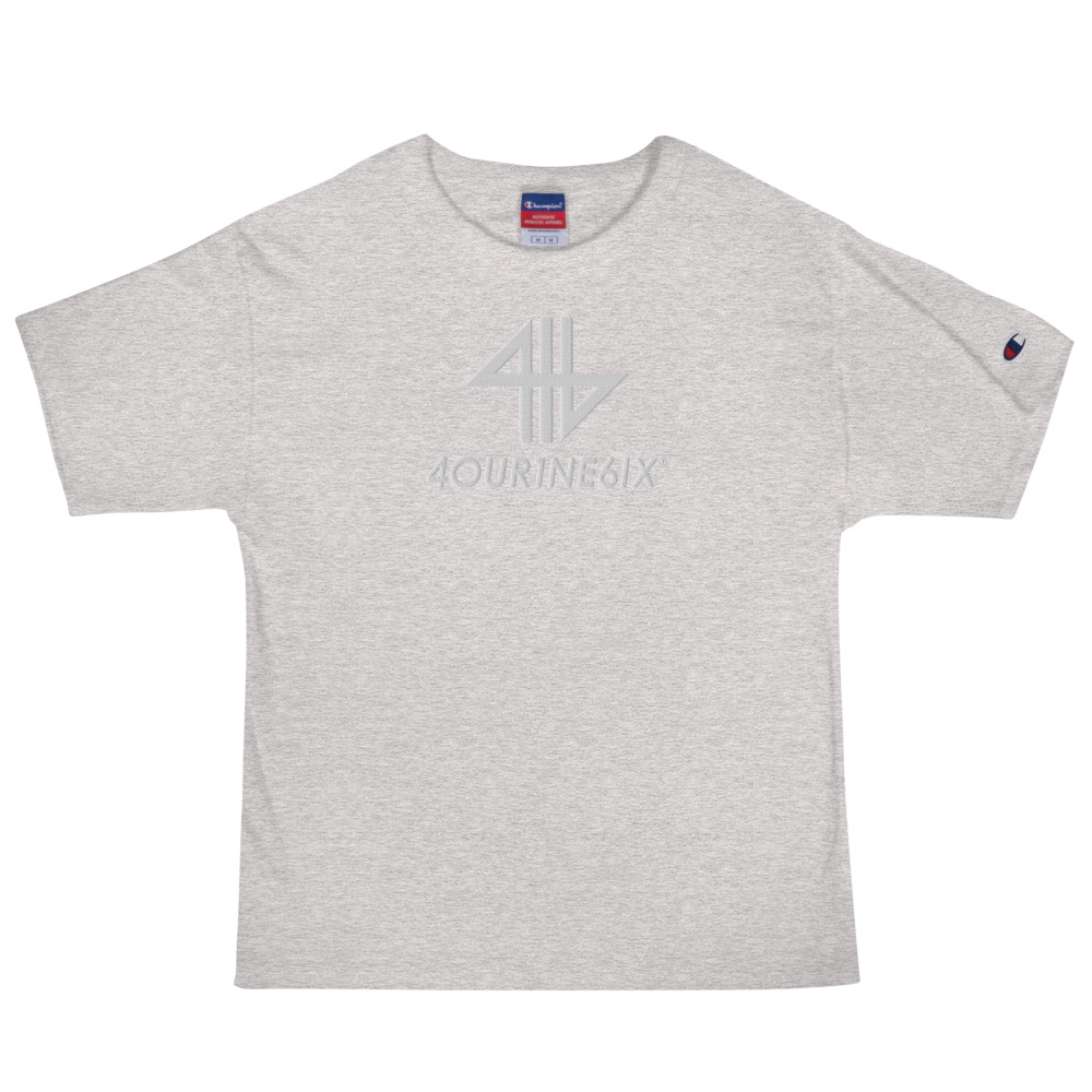 4our1ne6ix® x Champion® Logo T-Shirt - White 4our1ne6ix® x Champion® Logo T-Shirt - White