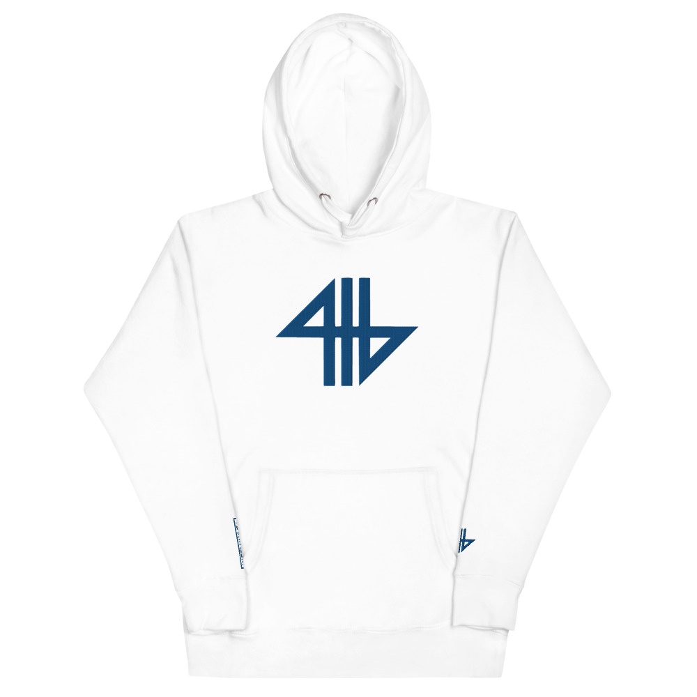 theredthread S blur symbol hoodie ホワイト Light Blue Hoodie | Streetwear Hoodies | AETERIUS