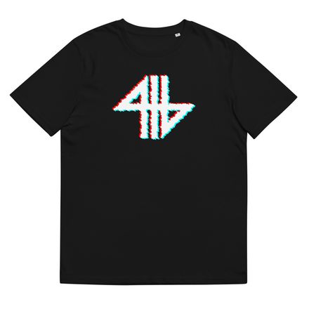 4our1ne6ix® &quot;Retro 3D&quot; Print T-Shirt - White