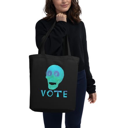 Vote Skull Tote