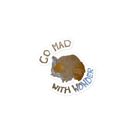 Go Mad With Wonder Egg Sticker