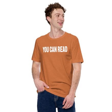 You Can Read shirt