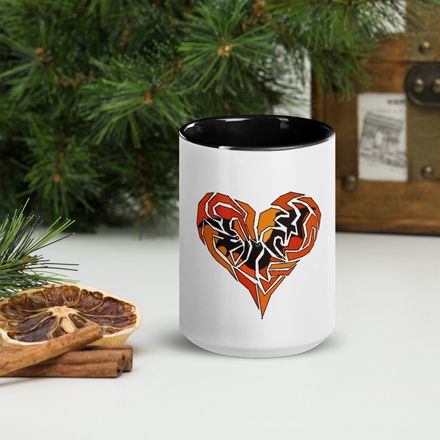 Bat Heart Mug