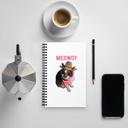 Meowdy Spiral Notebook