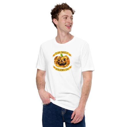 Barely Holding On Pumpkin Tee