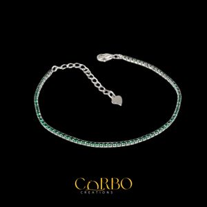 Bracciale Tennis "Esmeralda"