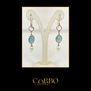 Orecchini "Azzurra" - Collezione Flora