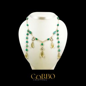 Collana "Pietre Verdi" - Collezione Flora