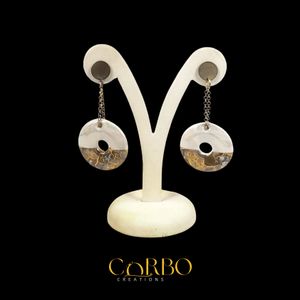 Orecchini in porcellana "Cerchio"