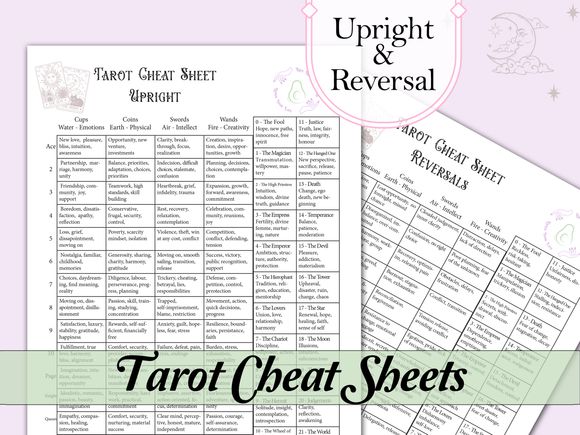 Tarot Cheat Sheet