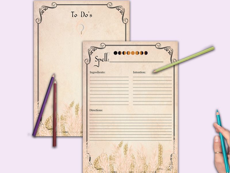 Lammas Book of Shadows Bundle - Vintage