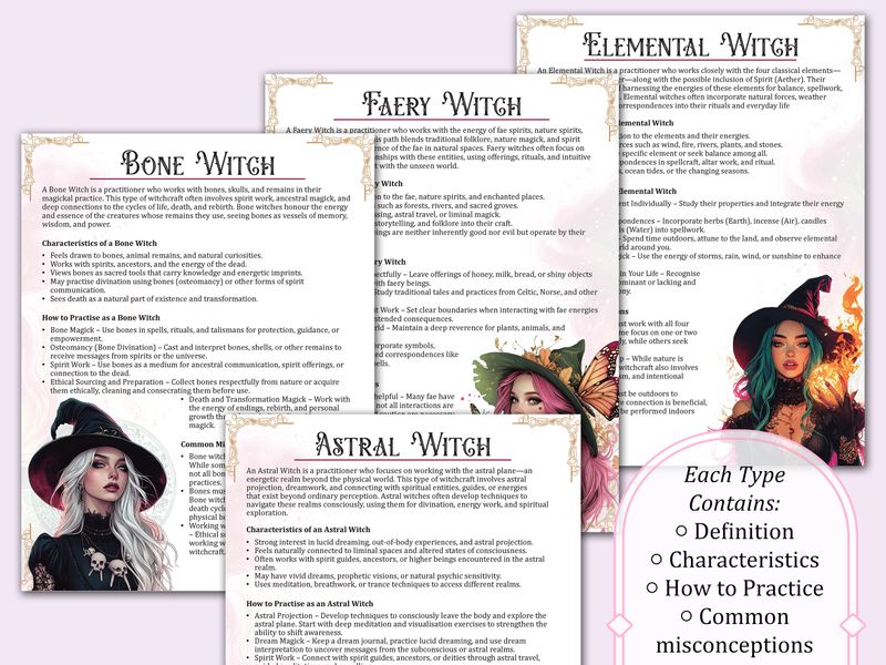 Types of Witches | Guide for Different Types of Witchcraft