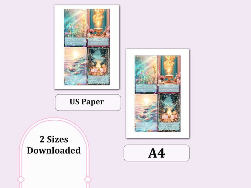 Affirmation Cards - Imbolc | 30 Printable Affirmation Cards for Candlemas