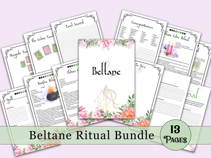 Beltane Book of Shadows Bundle