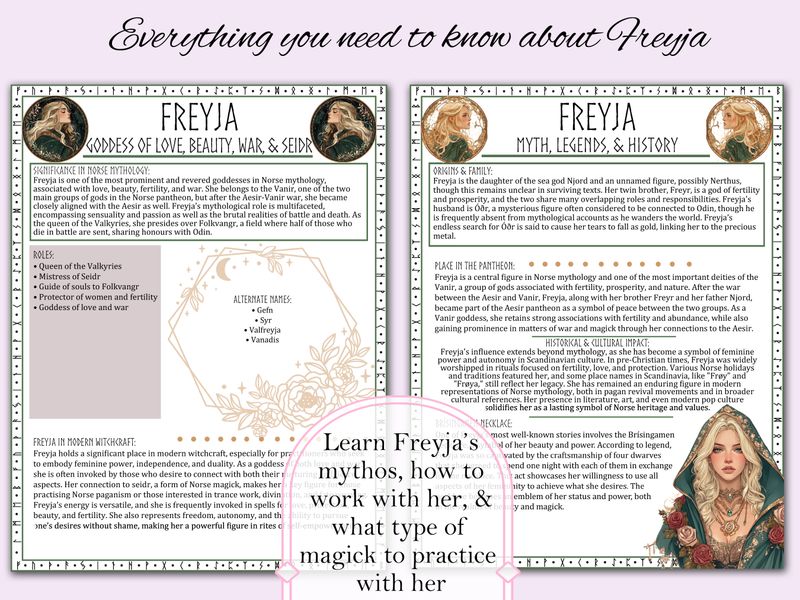 Freyja Book of Shadows Bundle