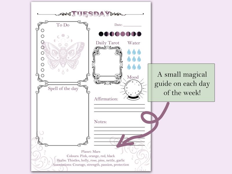Daily Witch Planner