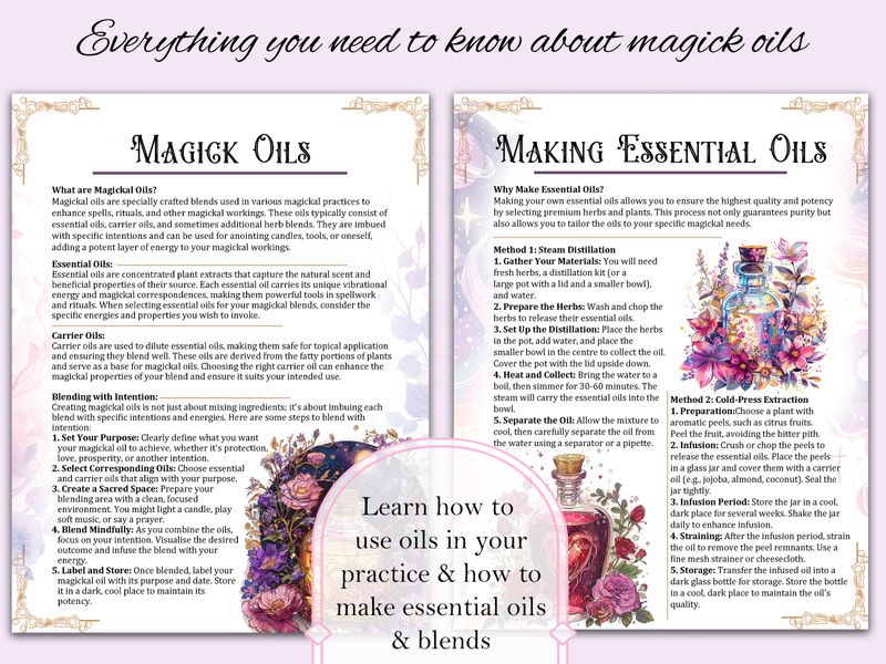 Magick Oils Guide