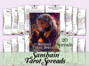 Samhain Tarot Spread Journal + Guide