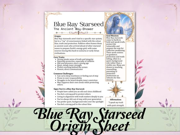 Blue Ray Starseed Origin