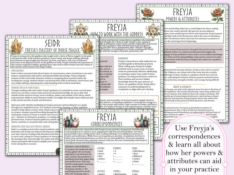 Freyja Book of Shadows Bundle