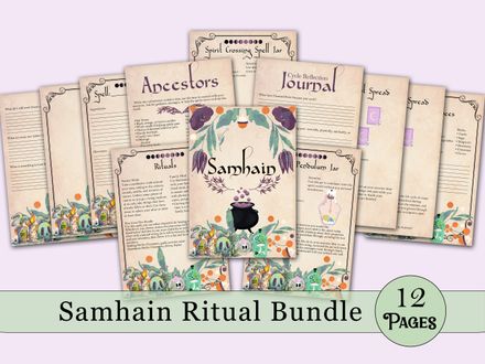 Samhain Book of Shadows Bundle - Vintage
