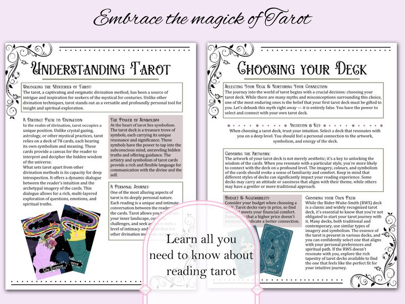 Tarot Beginner&#x27;s Guide