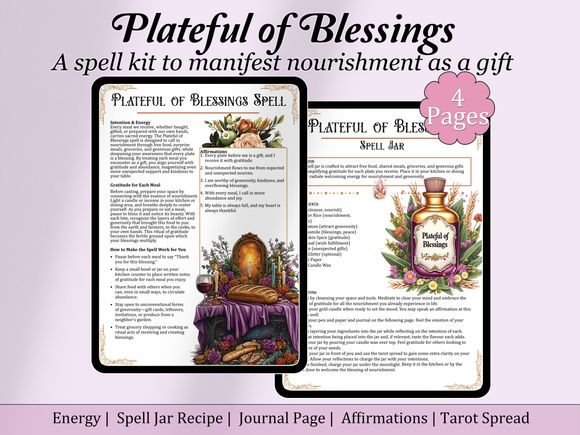 Plateful of Abundance Spell Kit