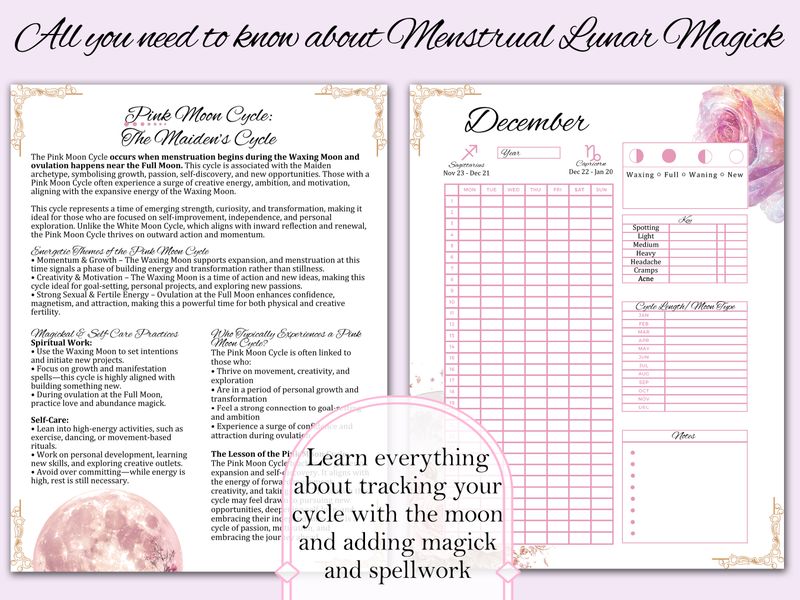 Menstrual Cycle Magick Guide + Workbooks