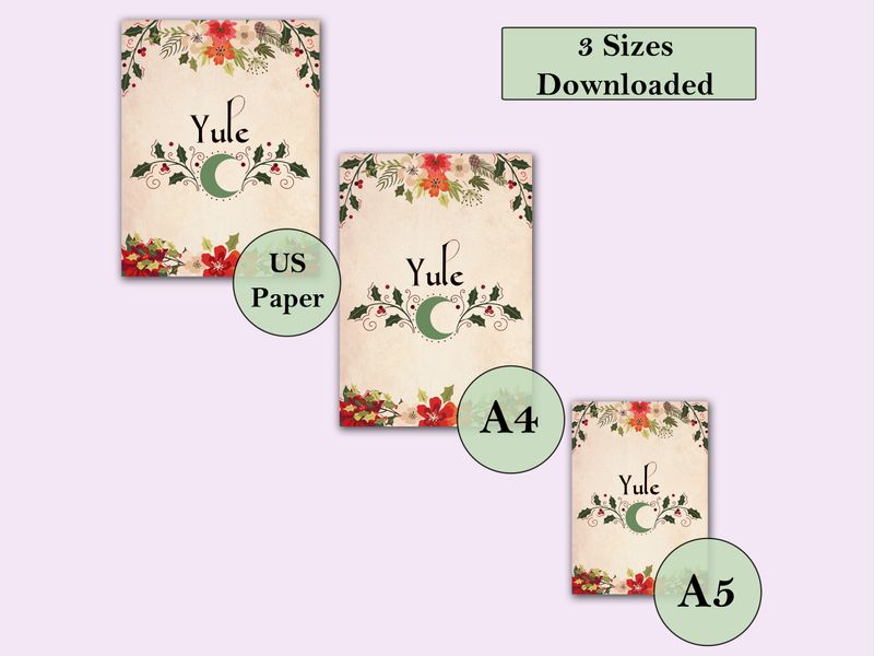 Yule Book of Shadows Bundle - Vintage