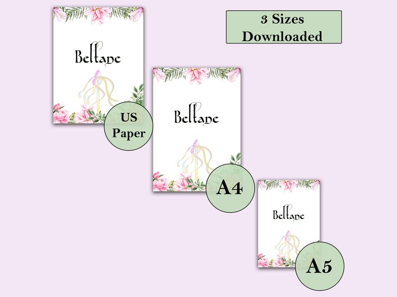 Beltane Book of Shadows Bundle