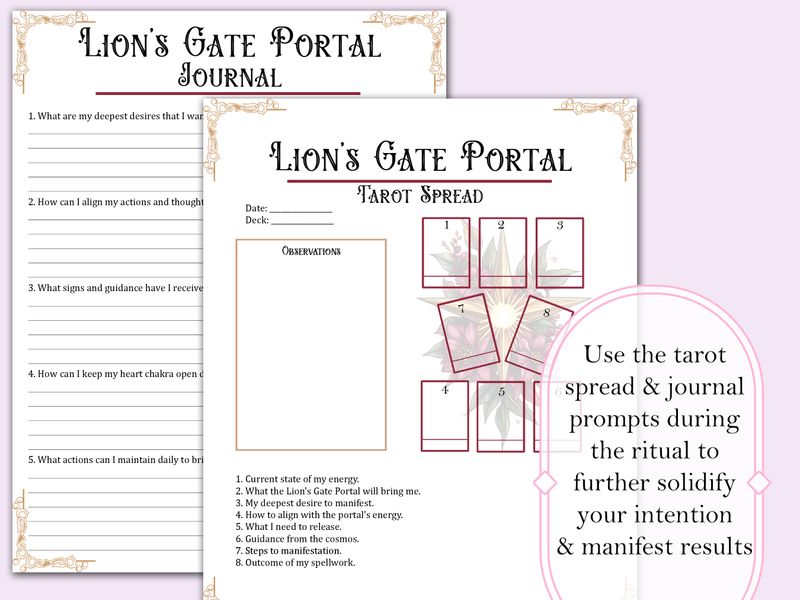 Lion&#x27;s Gate Portal Spell Kit