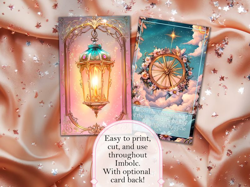Affirmation Cards - Imbolc | 30 Printable Affirmation Cards for Candlemas