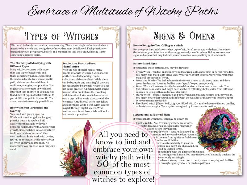 Types of Witches | Guide for Different Types of Witchcraft