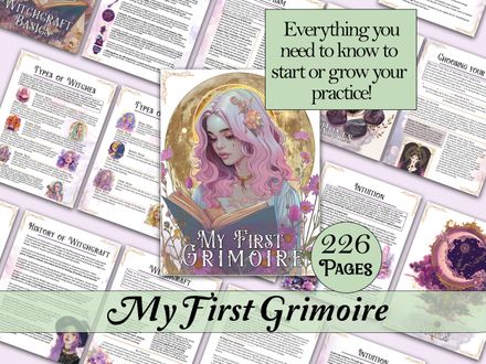 My First Grimoire | Complete Digital Book of Shadows - 2nd Edition