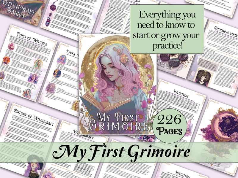 My First Grimoire | Complete Digital Book of Shadows - 2nd Edition