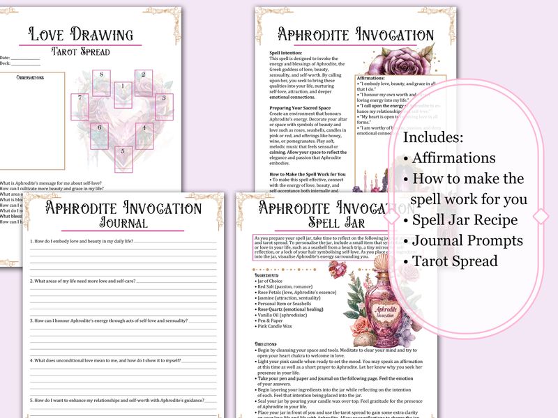 Aphrodite Invocation Spell Kit
