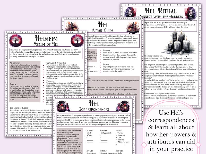 Hel Book of Shadows Bundle