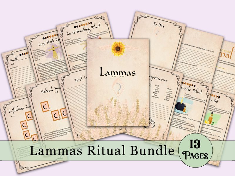 Lammas Book of Shadows Bundle - Vintage
