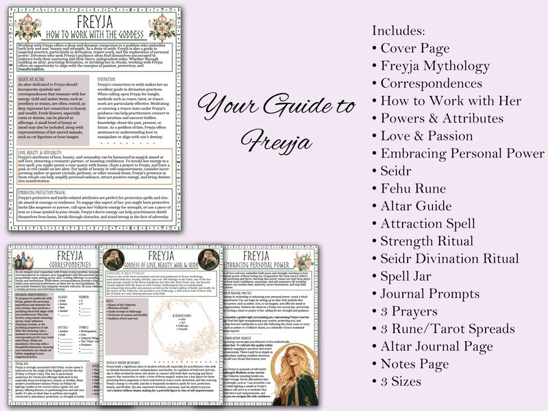Freyja Book of Shadows Bundle