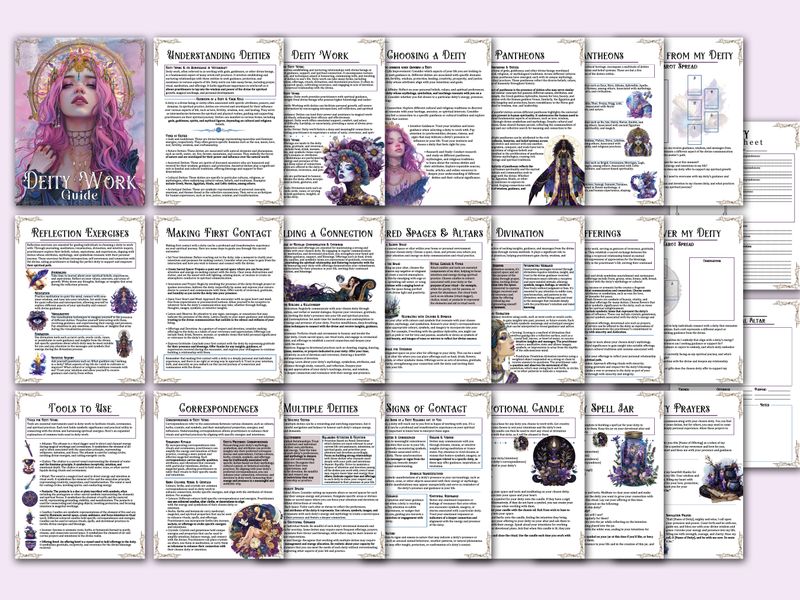 Deity Work Guide + Worksheets