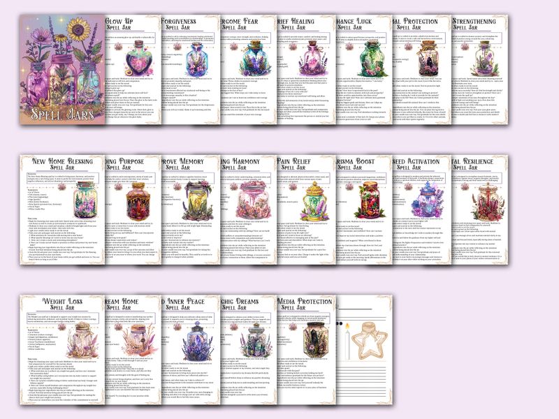 Spell Jar Recipe Bundle 3