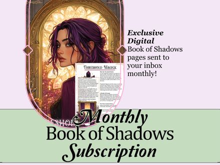 Monthly Digital Book of Shadows Subscription