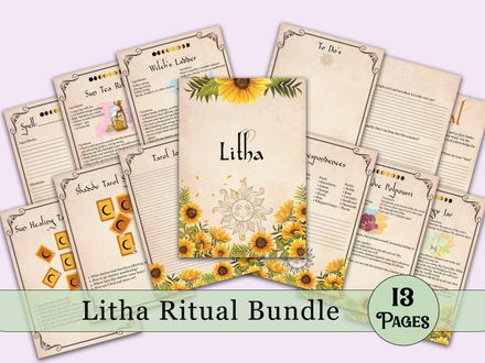 Litha Book of Shadows Bundle - Vintage
