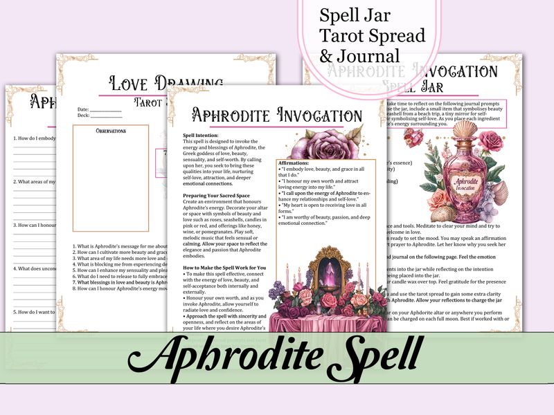 Aphrodite Invocation Spell Kit