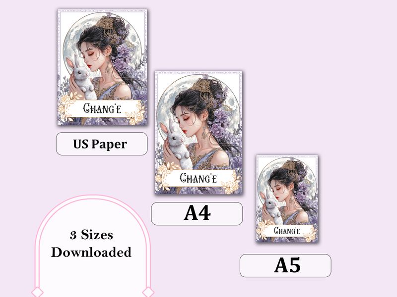 Chang&#x27;e | Chinese Moon Goddess Book of Shadows Bundle