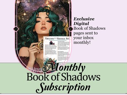 Monthly Digital Book of Shadows Subscription